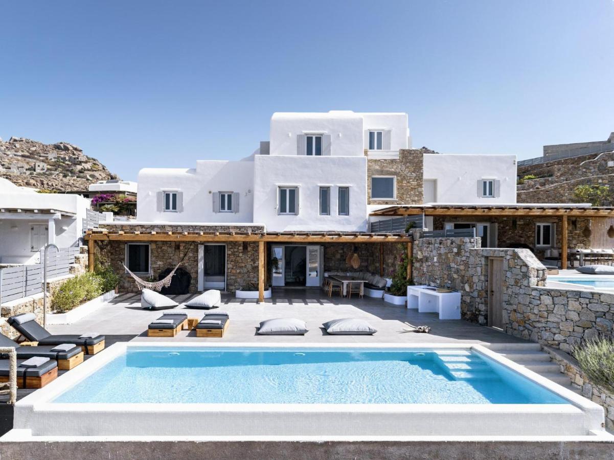 Villa Agapi, 2 Min Walk To The Beach & Heated Pool, By Red Windmill Villas Kalafatis Esterno foto