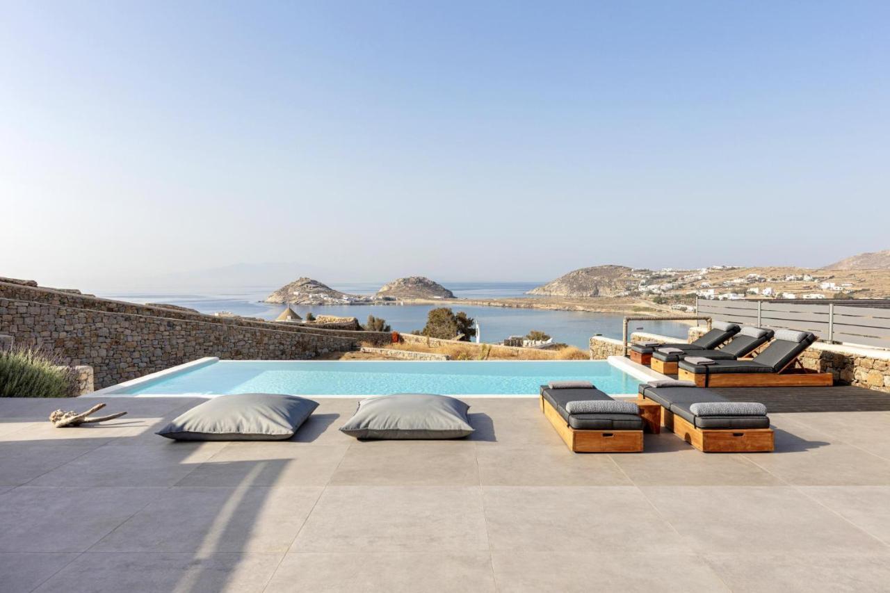 Villa Agapi, 2 Min Walk To The Beach & Heated Pool, By Red Windmill Villas Kalafatis Esterno foto