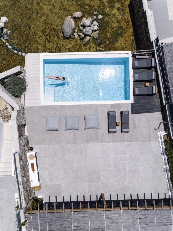 Villa Agapi, 2 Min Walk To The Beach & Heated Pool, By Red Windmill Villas Kalafatis Esterno foto